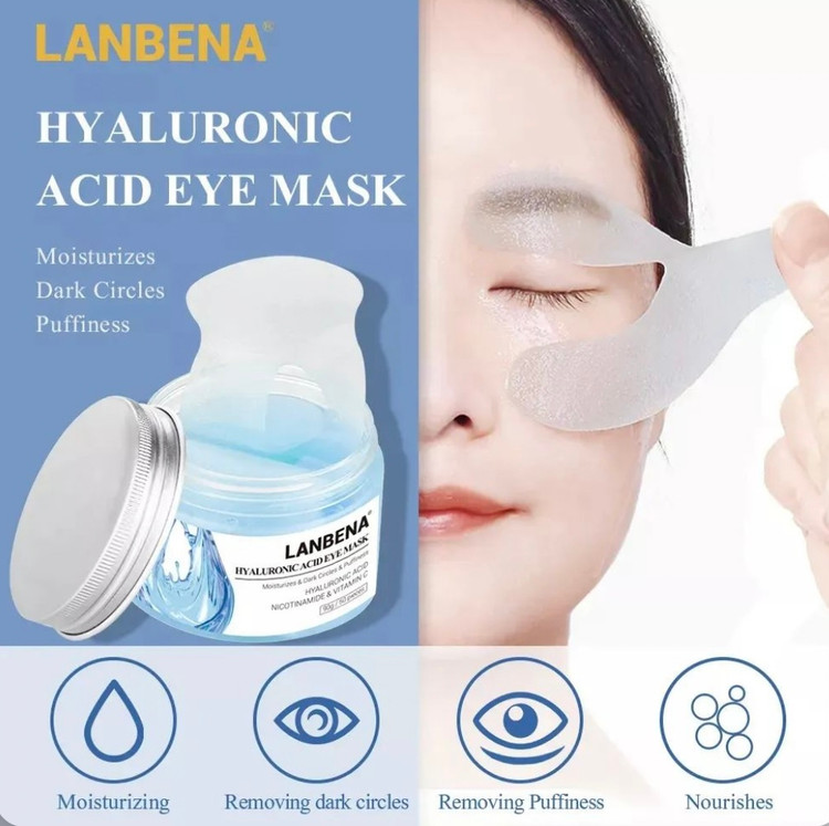 پد زیرچشم هیالورونیک اسید لنبنا