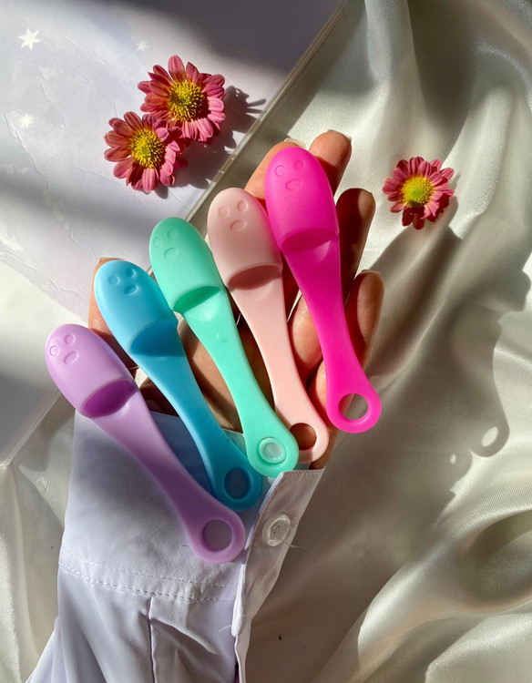 فیس براش انگشتی سیلیکونی