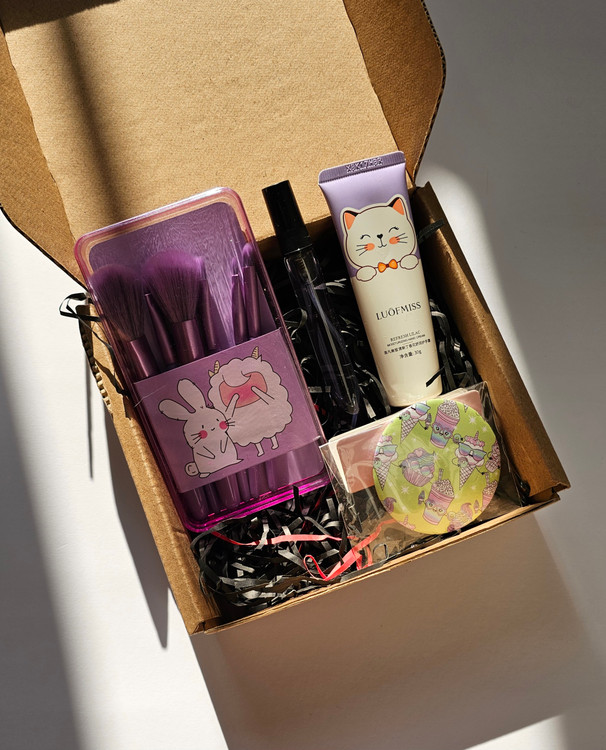 باکس آرایشی بنفش