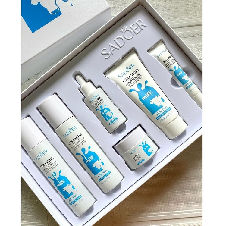 پک روتین پوستی شیرگاو سادور