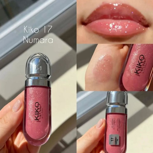 لیپ گلاس صورتی کیکو