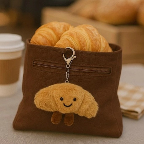 عروسک آویز کروسان