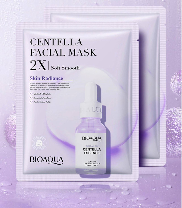 ماسک ورقه ای سنتلا بیوآکوا Bioaqua حجم 30 گرم