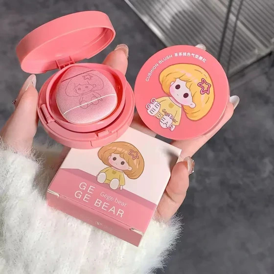 رژگونه کوشنی gege bear با ماندگاری ۲۴ ساعت💕