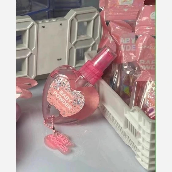بادی اسپلش قلبی رایحه پودر بچه🌸