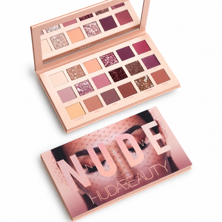 پلت سایه ۱۸ رنگ نود هدی بیوتی Huda beauty🤎