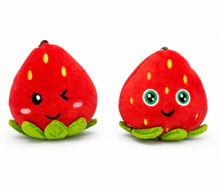 چارم بگ و عروسک آویزدار فرنگیس(توت فرنگی)🍓