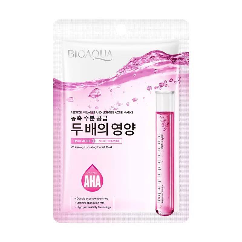 ماسک ورقه ای روشن کننده نیکوتین آمید بیوآکوا Bioaqua🎀